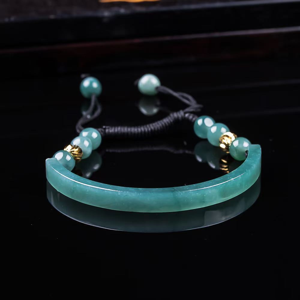 Bracelets - ميانمار الجاديت سوار إكسسوارات منحوتة الأحجار