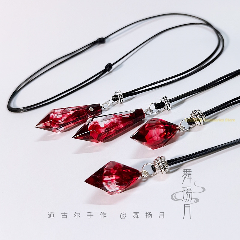 Anime Pendant Necklace - أنيمي الايبوكسي قلادة الهاسكي وقطته البيضاء