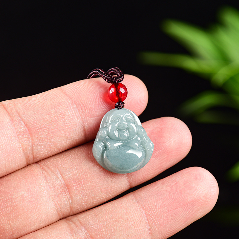 ميانمار الجاديت قوانيين بوذا ق - مراجعة Necklaces وسعره