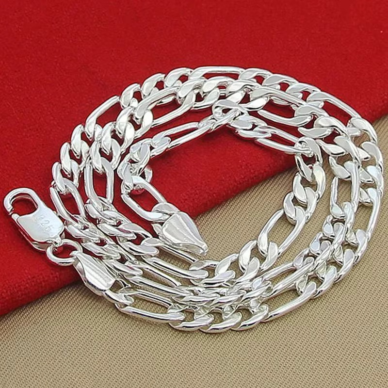 قلادة رجالية من الفضة الإسترلي - مراجعة Cuban Link Chain 12Mm وسعره