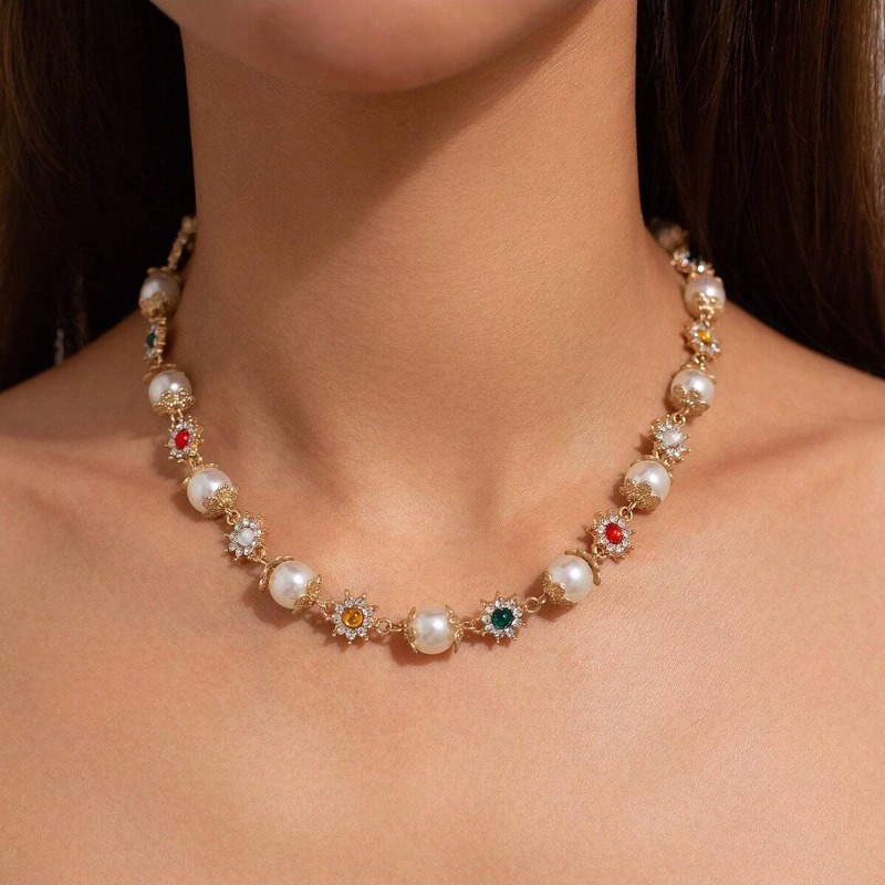 Ingemark خمر اللؤلؤ المختنق قل - مراجعة Pearl Choker Necklace Vintage وسعره