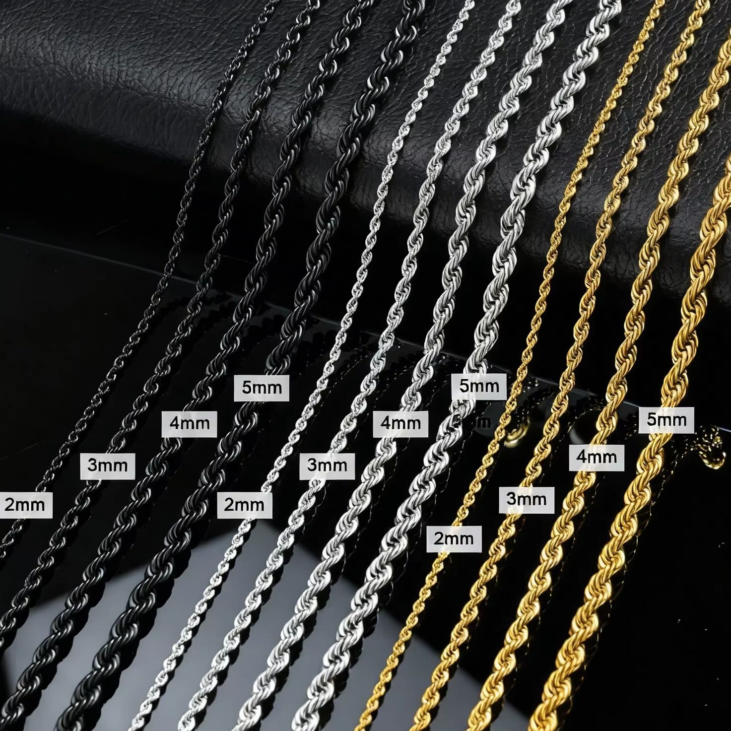 سلسلة طويلة من الفولاذ المقاوم - مراجعة Cuban Link Chain 12Mm وسعره