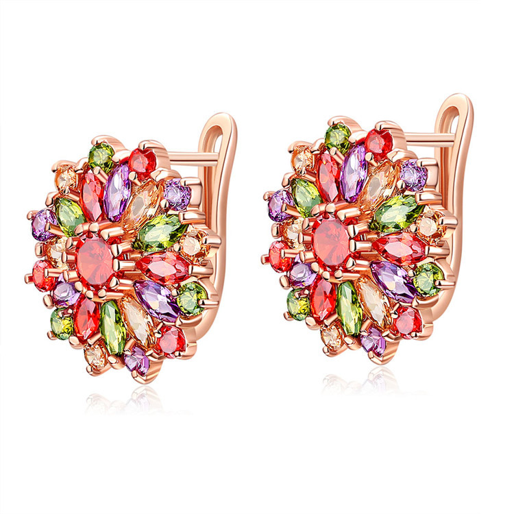 أقراط من الكريستال الطبيعي للن - مراجعة Earrings وسعره
