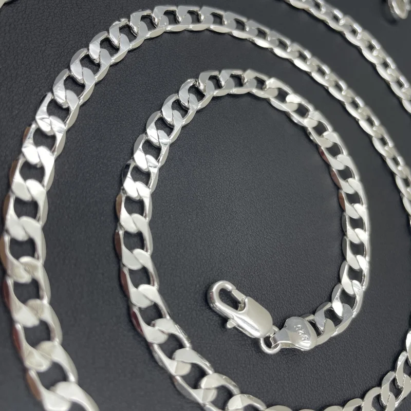 الرجال 925 الاسترليني قلادة فض - مراجعة Cuban Link Chain 12Mm وسعره