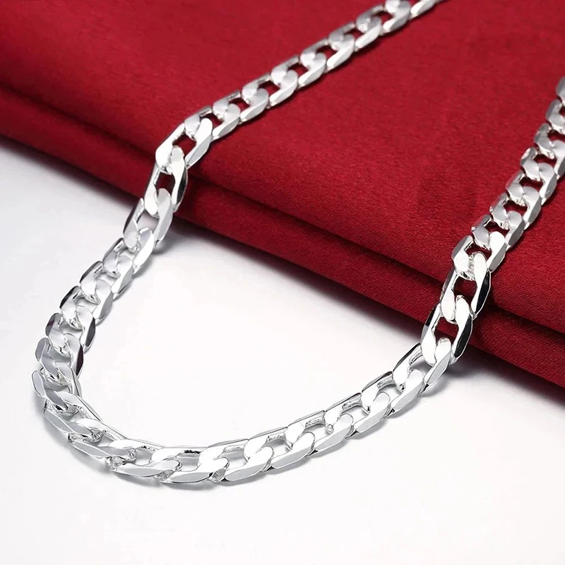 قلادة من الفضة الإسترلينية 925 - مراجعة Cuban Link Chain 12Mm وسعره