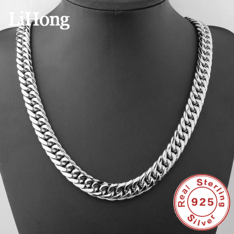 سلسلة كوبان من الفضة الإسترلين - مراجعة Cuban Link Chain 12Mm وسعره