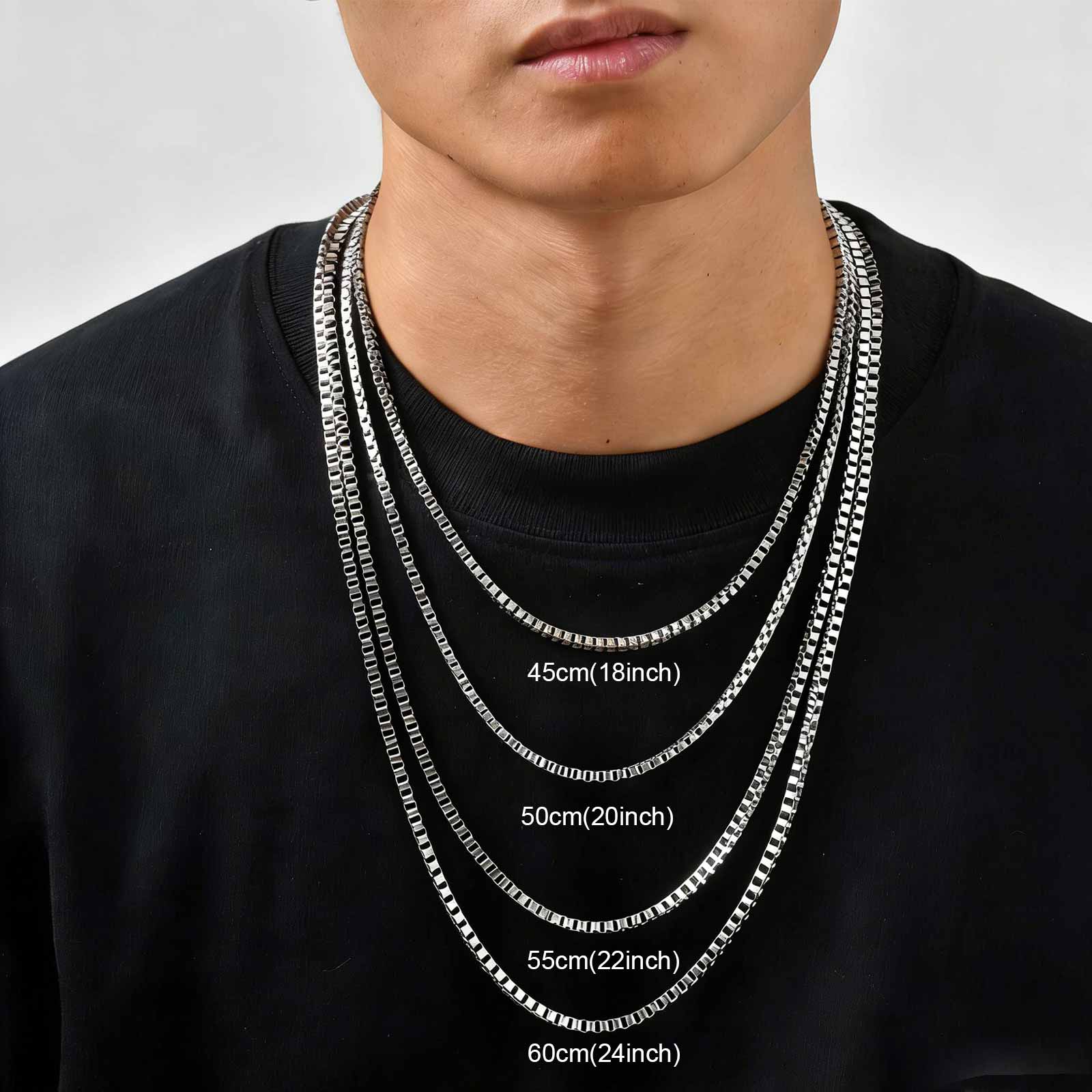 سلسلة رفيعة 1/2/3 مم للرجال وا - مراجعة Cuban Link Chain 12Mm وسعره