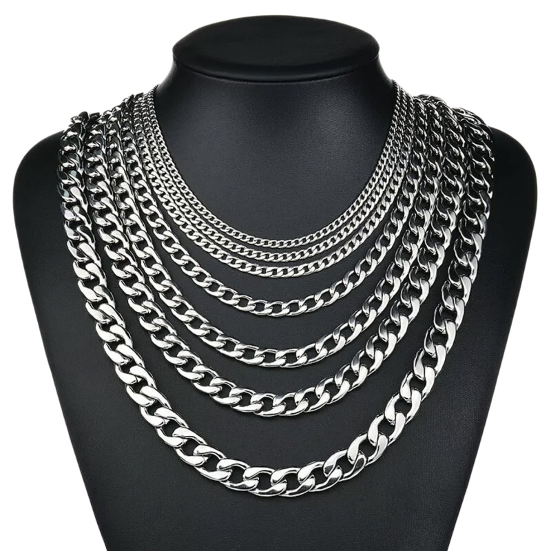 YQ 3 مللي متر-10 مللي متر 316L - مراجعة Cuban Link Chain 12Mm وسعره