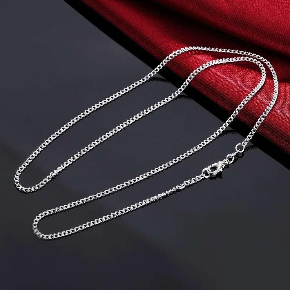925 فضة 40-75 سنتيمتر طويلة 2  - مراجعة Cuban Link Chain 12Mm وسعره
