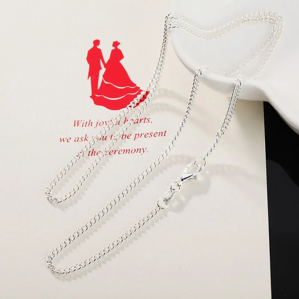 925 فضة 40-75 سنتيمتر طويلة 2  - مراجعة Cuban Link Chain 12Mm وسعره