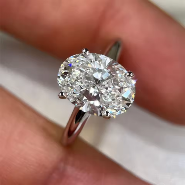 خواتم خطوبة من الموسانيت بقطع  - مراجعة Moissanite Engagement Ring 1 Carat وسعره