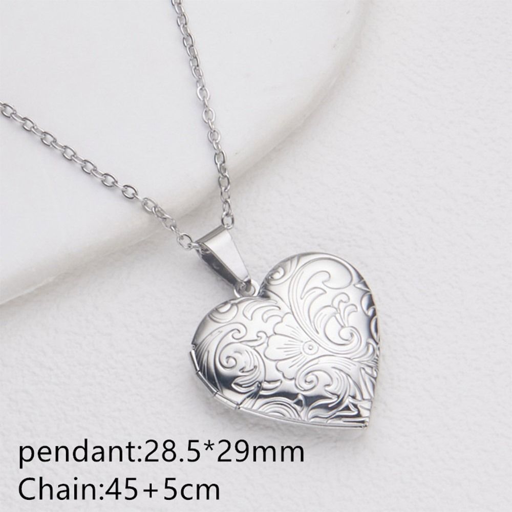 قلادة تصنعها بنفسك مع صورة وقل - مراجعة Heart Locket Necklace Photo وسعره